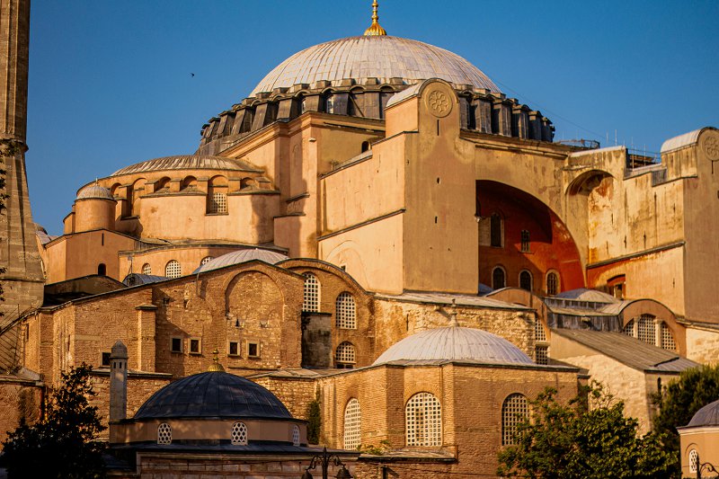 visiting Hagia sophia